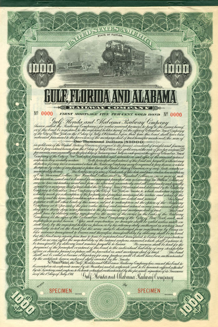 Gulf, Florida and Alabama Railway Co.